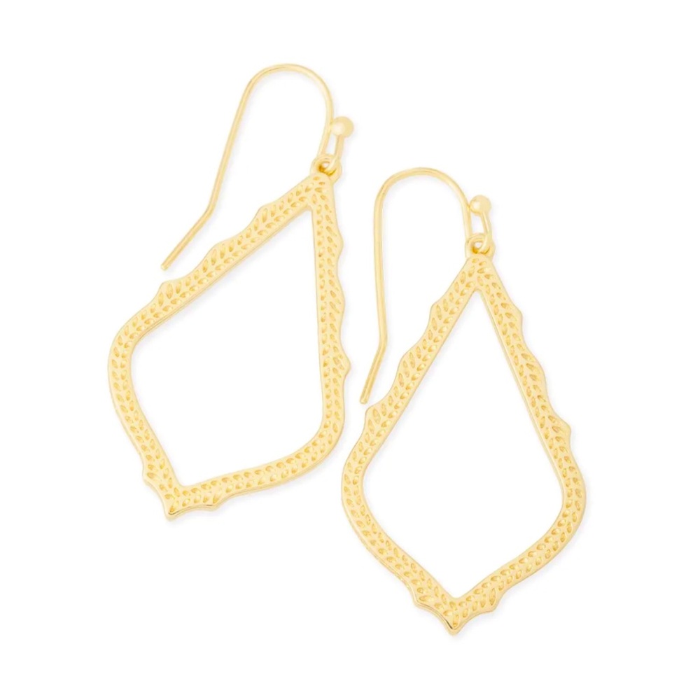 NWT Kendra Scott— Sophia Drop Earrings in Gold